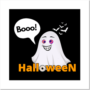 Funny Halloween Ghost Posters and Art